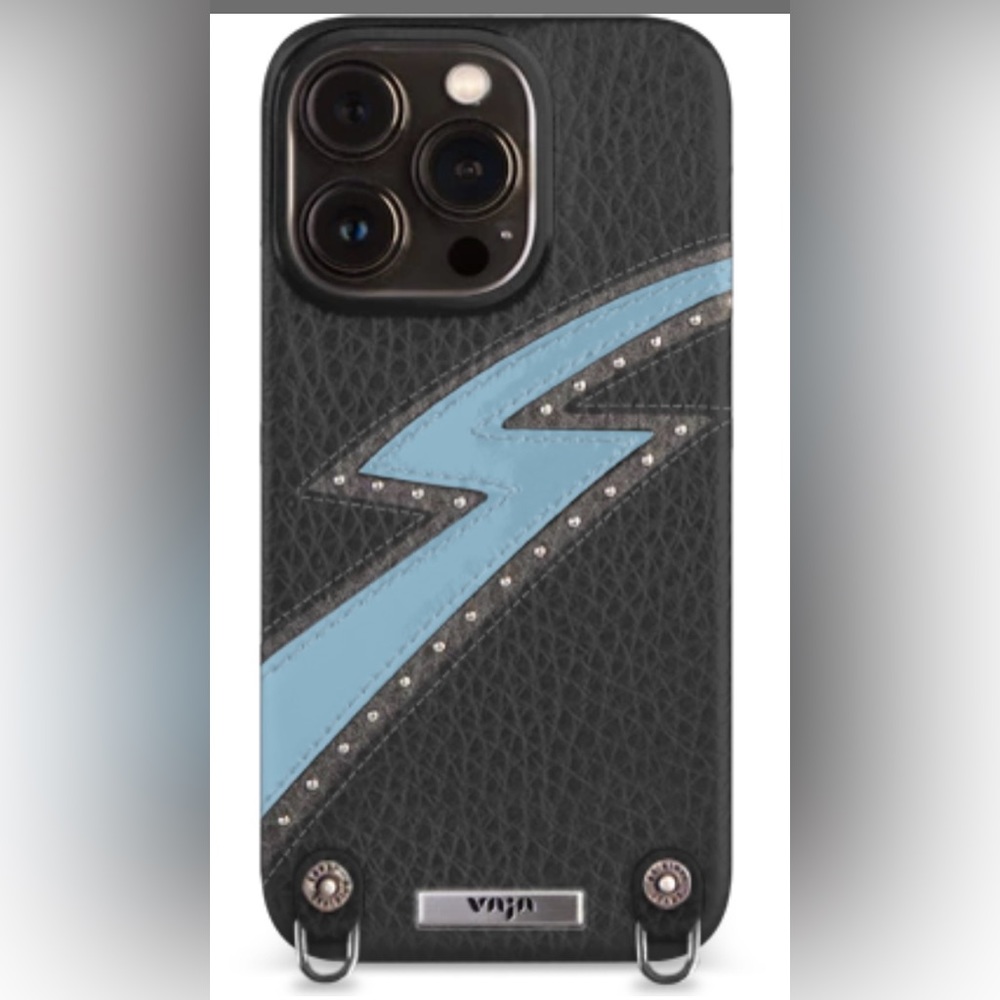 Vaja Custom LEATHER Hands free iPhone 15 Pro Max Case ONLY
